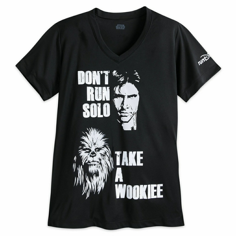 Han Solo and Chewbacca runDisney star wars